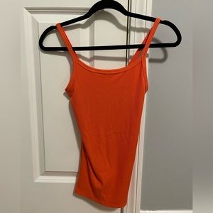NWT- No Boundaries Ribbed Cami Tank (S)- Orange